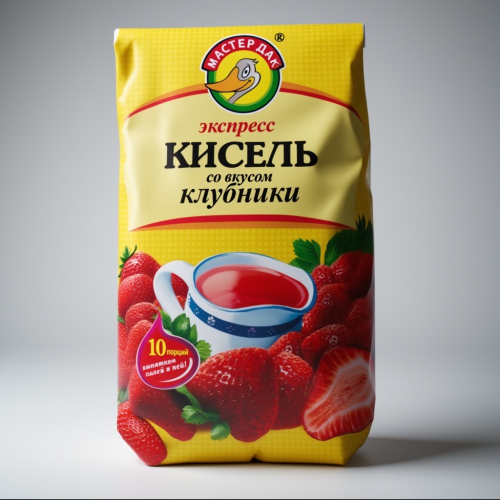 Кисель со вкусом Клубники 30г*35шт