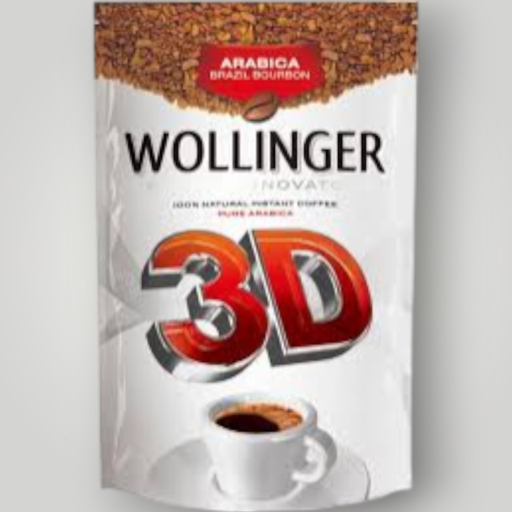 Кофе "WOLLINGER 3D" 190гр., кристал., пакет*10