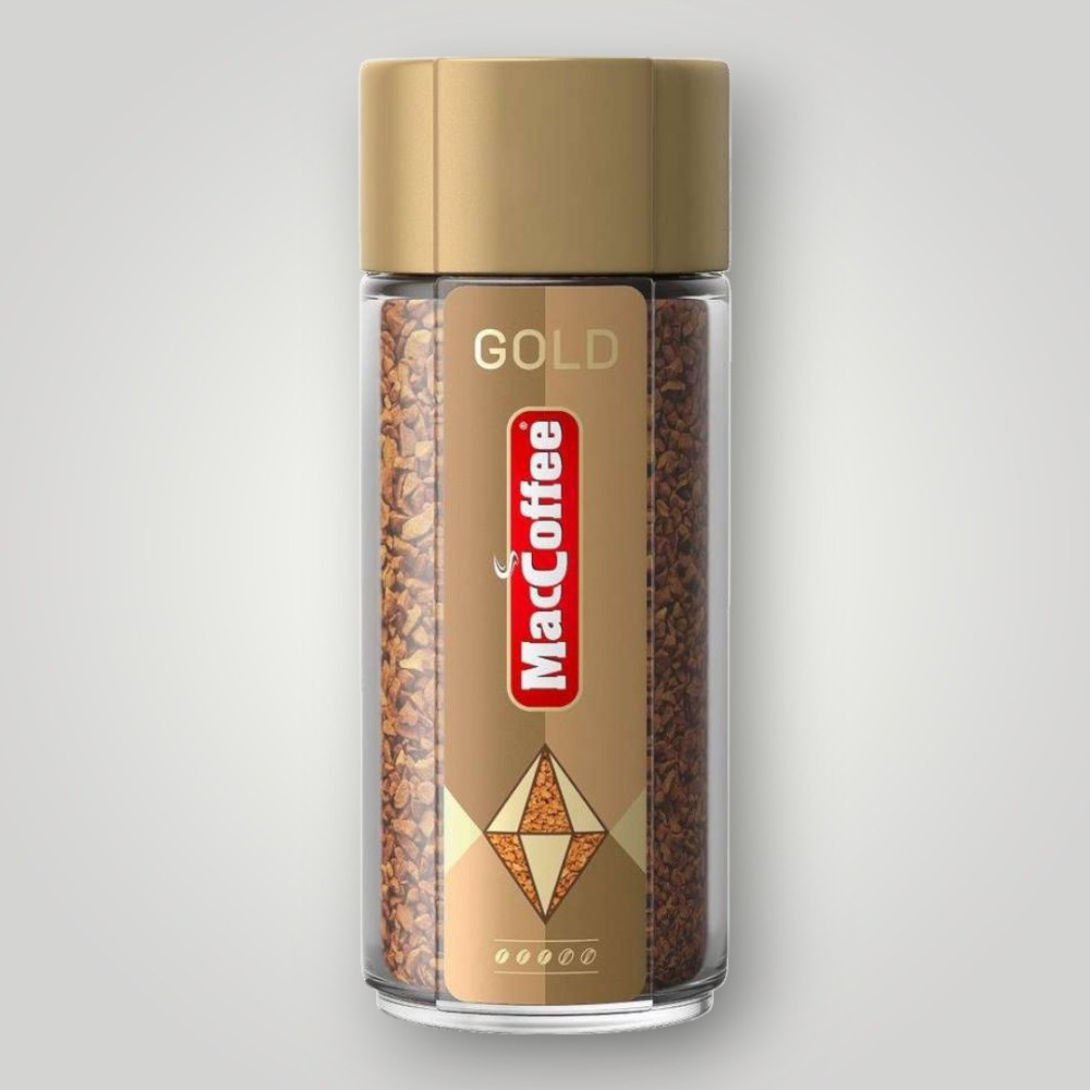 Кофе натуральный растворимый сублимированный "GOLD" т.з. "MacCoffee" ст/б 100г*6