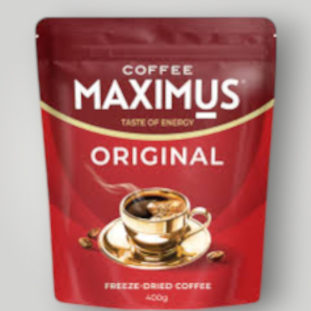 Кофе натуральный растворимый сублимированный "Original" ТМ "Maximus" м/у 400г*10шт