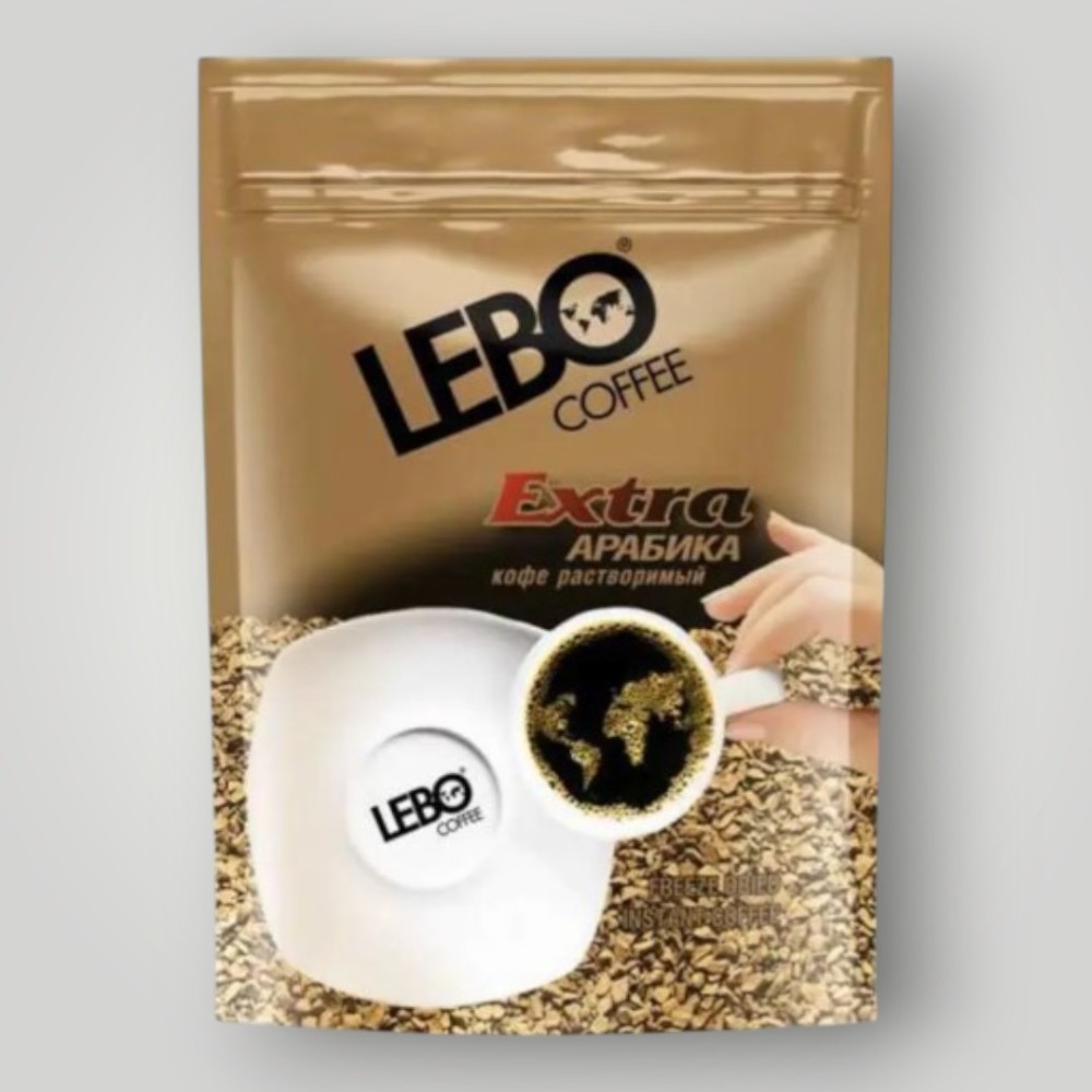 Кофе растворимый сублимированный "LEBO Extra",  100г*10шт