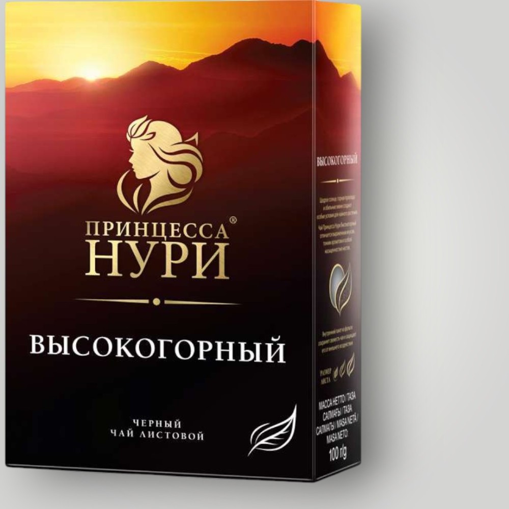 Чай Принцесса Нури Высокогорный черный 100г*16
