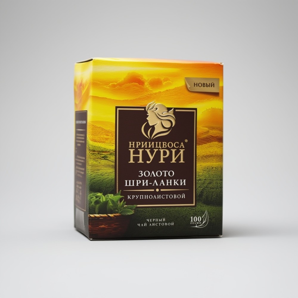 Чай Принцесса Нури Золото Шри-Ланки черный 100г*15