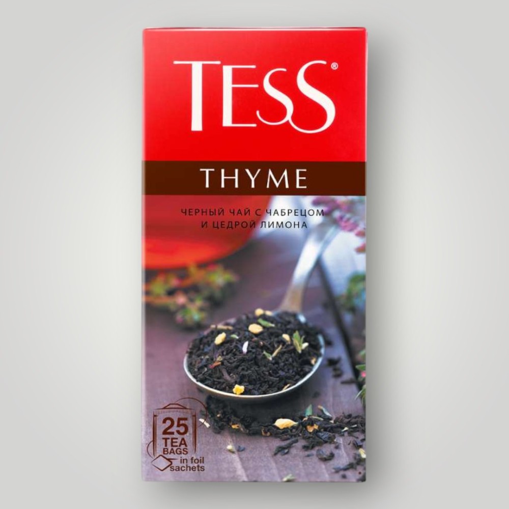 Чай Тесс Тайм черный 25пак.*10
