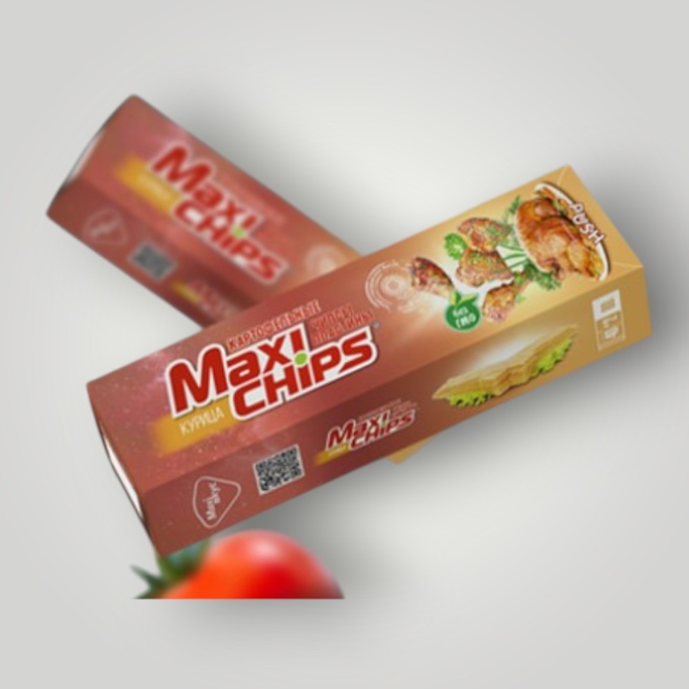 Чипсы картофельные "Maxi chips" 50гр. Курица*25