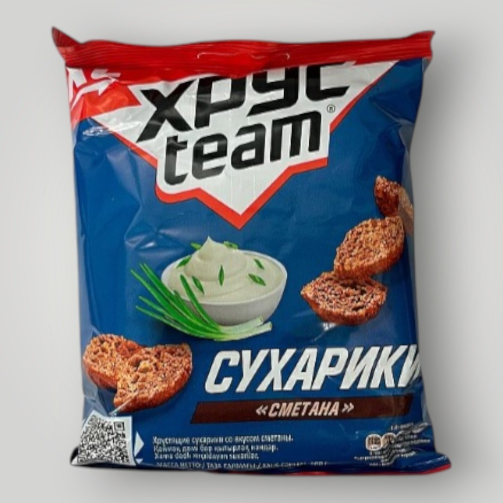 Хрустим Cухарики со вкусом Сметаны 16*100г