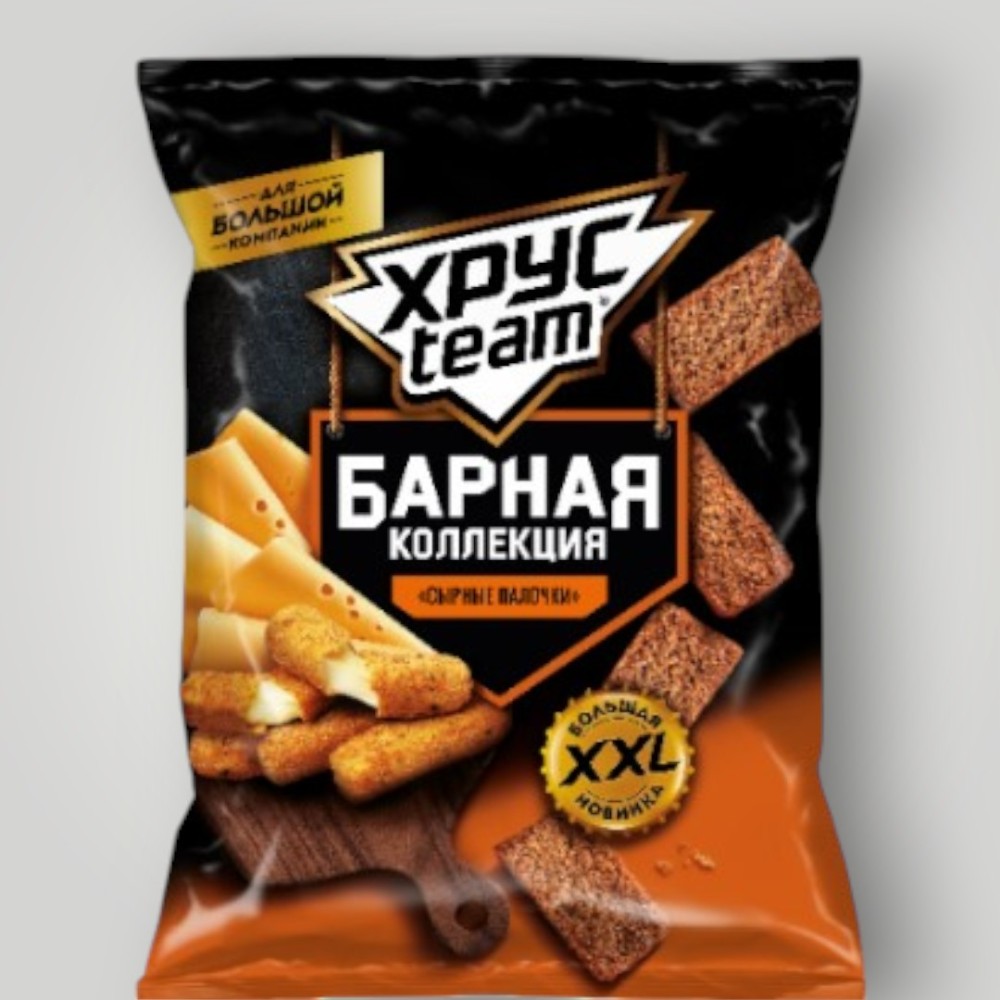 Хрустим Барная коллекция со вкусом Сырные палочки на гриле 20*140г